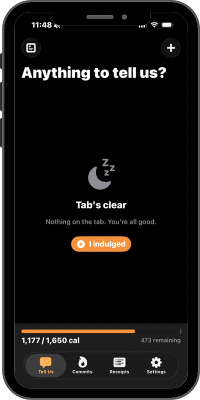 Penance app screenshot